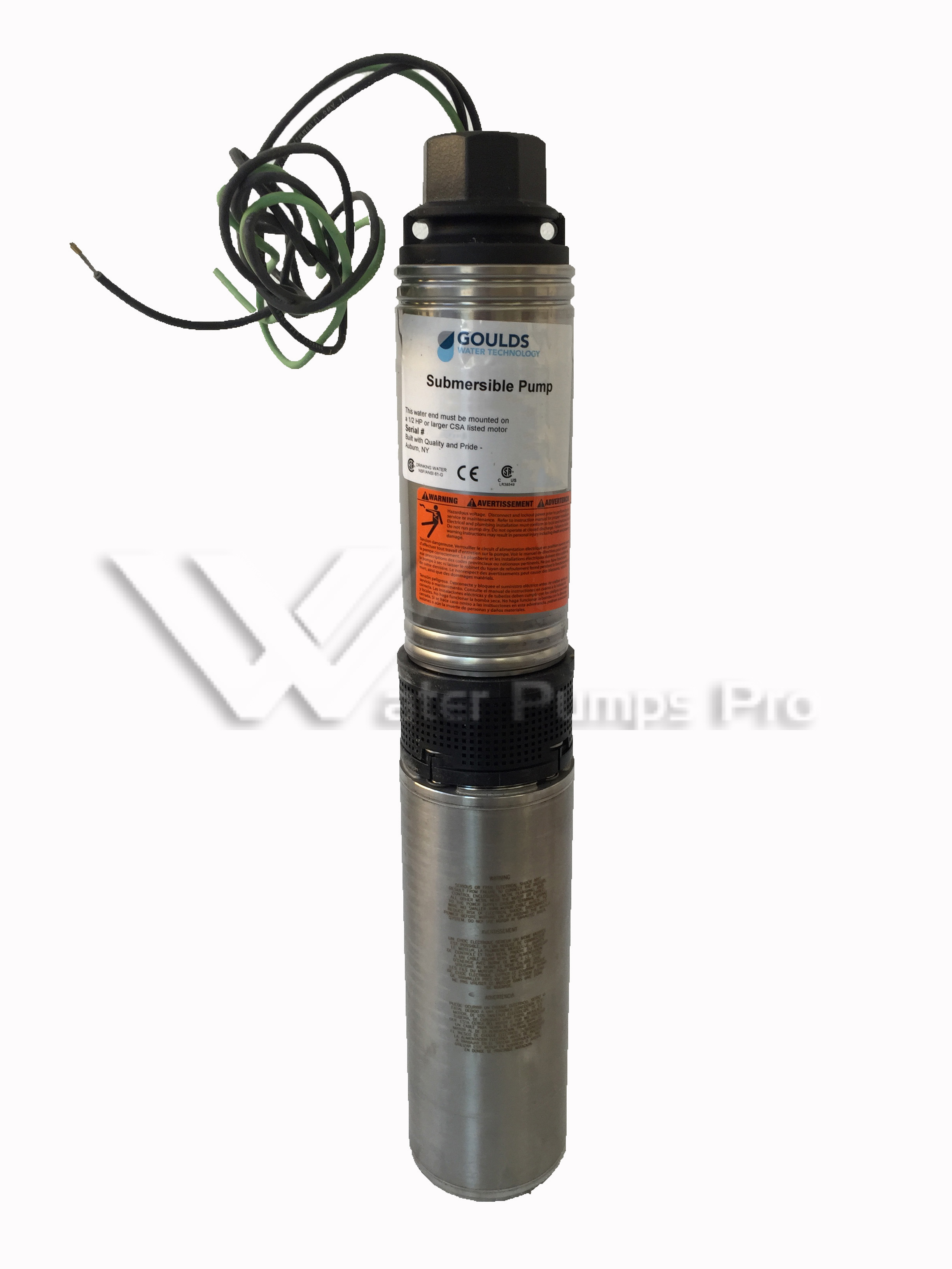 Goulds 5HS05421C Submersible Water Well Pump 1/2HP 115V 2Wire
